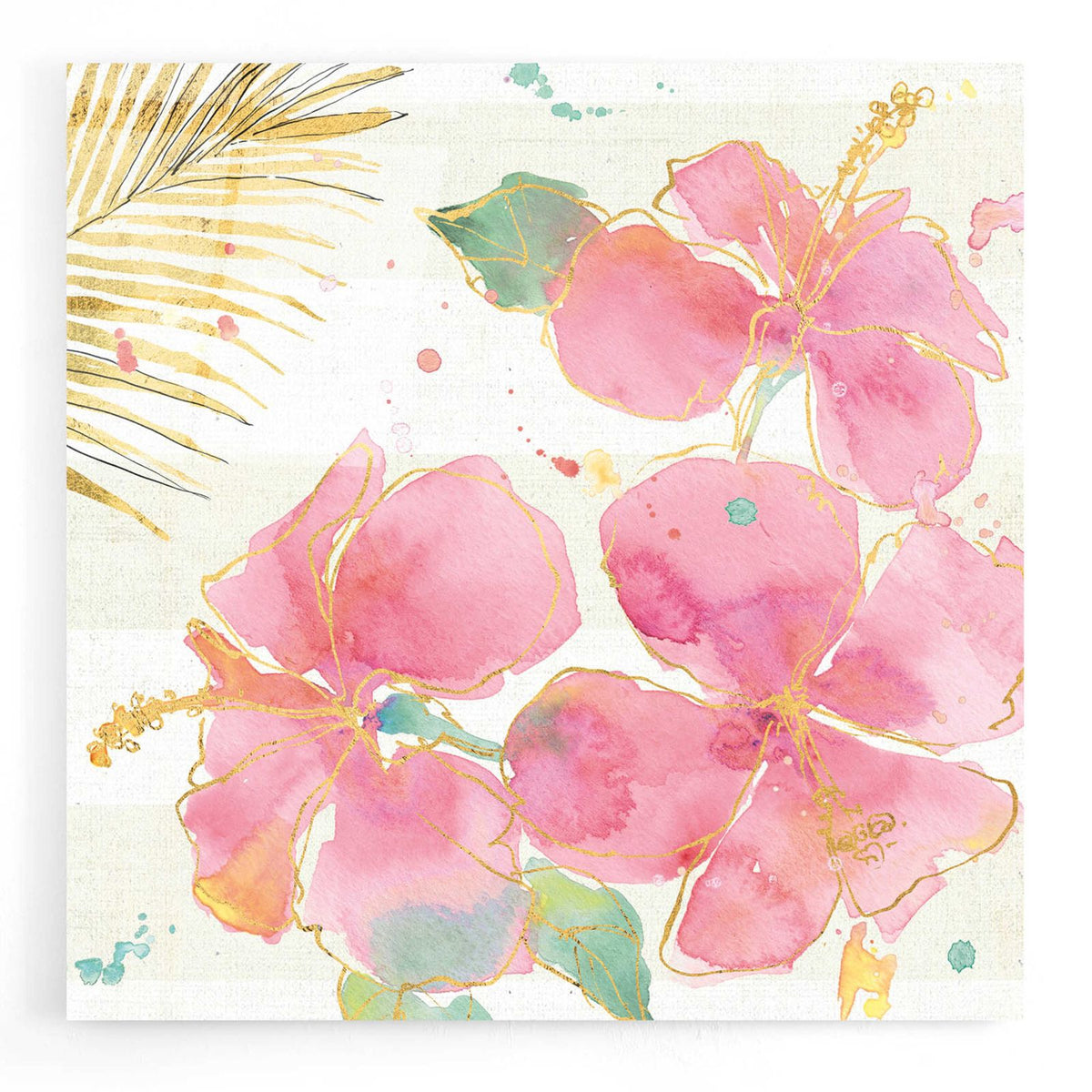 Flamingo Fever VII by Anne Tavoletti acrylic glass wall art