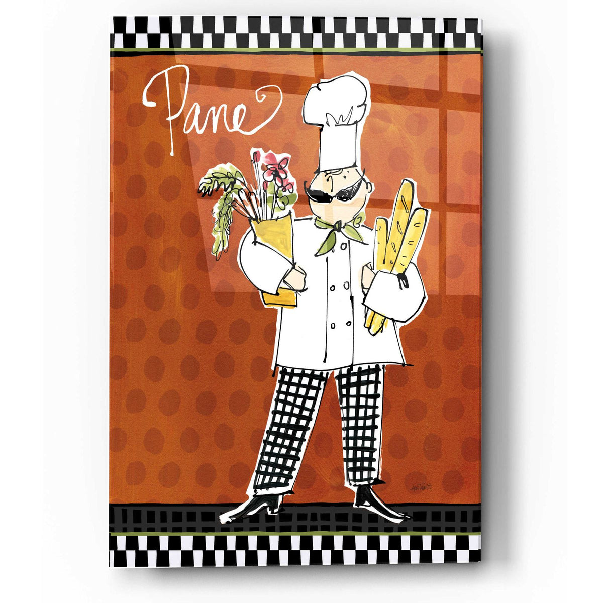 Chefs on the Go III by Anne Tavoletti acrylic glass wall art