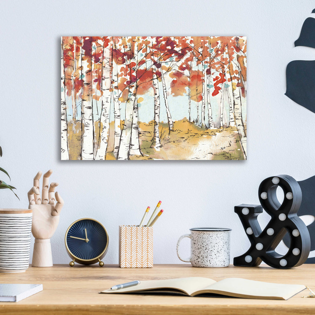 Festive Foliage X by Anne Tavoletti - 16x12 acrylic wall art in a room
