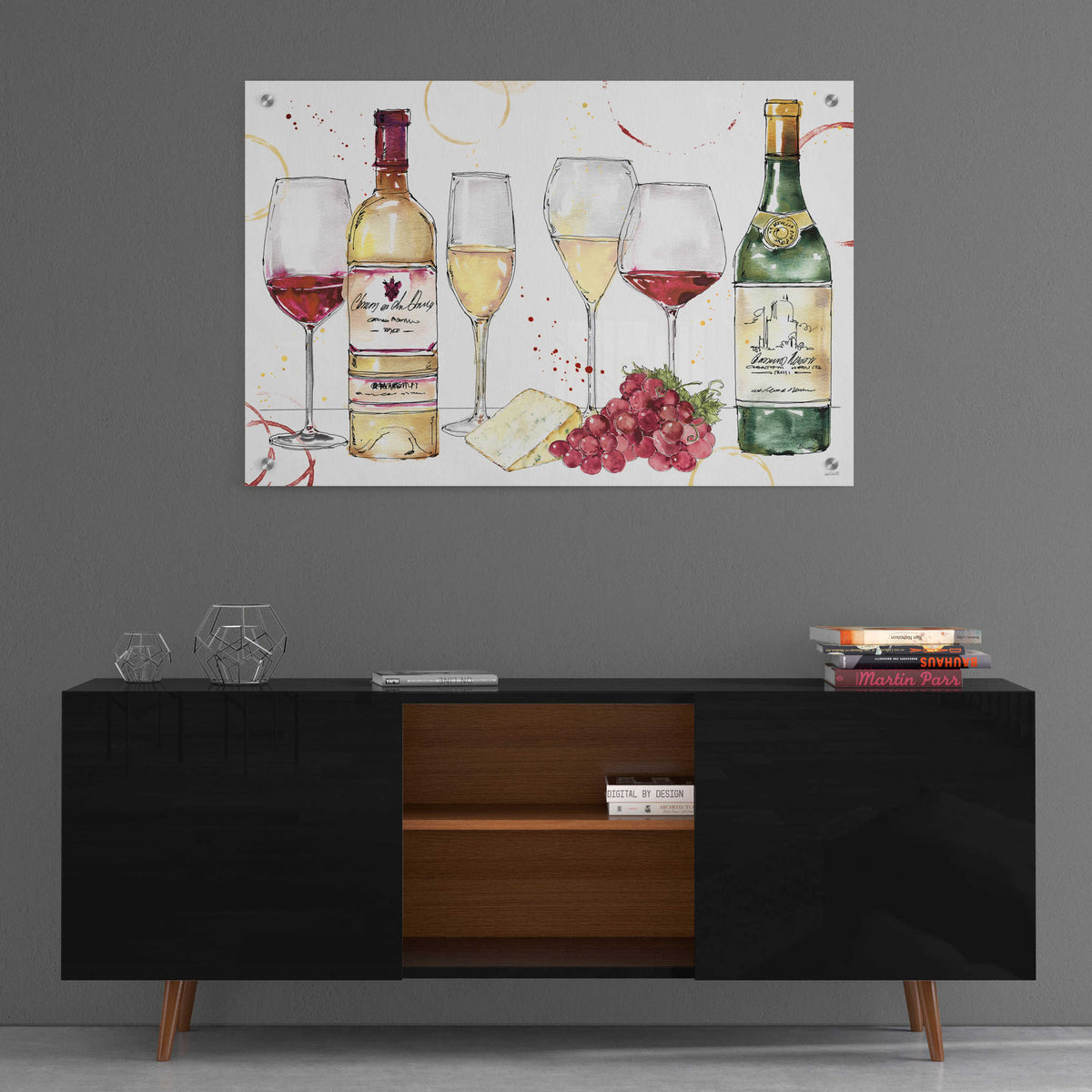 Oaked and Aged I by Anne Tavoletti - 36x24 acrylic wall art in a room