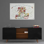 Festive Foliage I by Anne Tavoletti - 36x24 acrylic wall art in a room