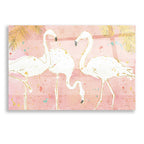 Flamingo Fever IV by Anne Tavoletti acrylic glass wall art