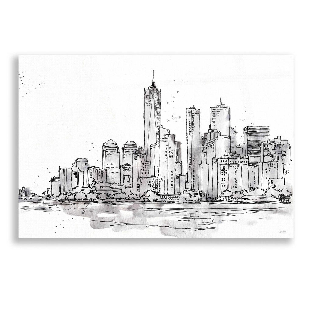 Skyline Sketches I by Anne Tavoletti acrylic glass wall art