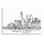 Skyline Sketches I by Anne Tavoletti acrylic glass wall art