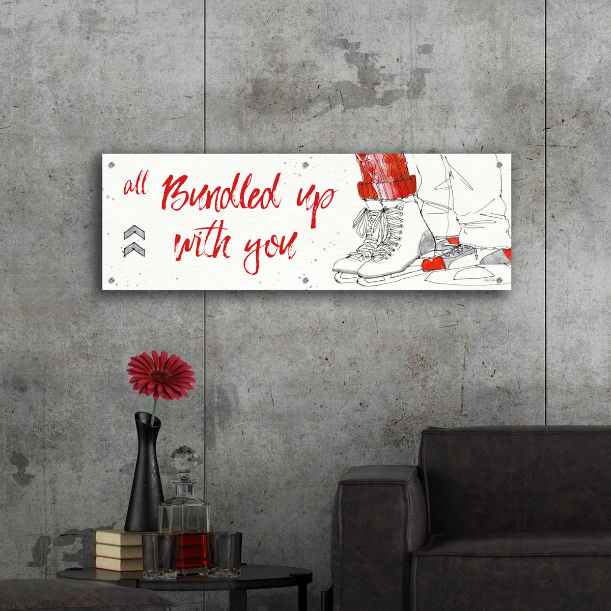 Winter Fashion VIII by Anne Tavoletti - 48x16 acrylic wall art in a room
