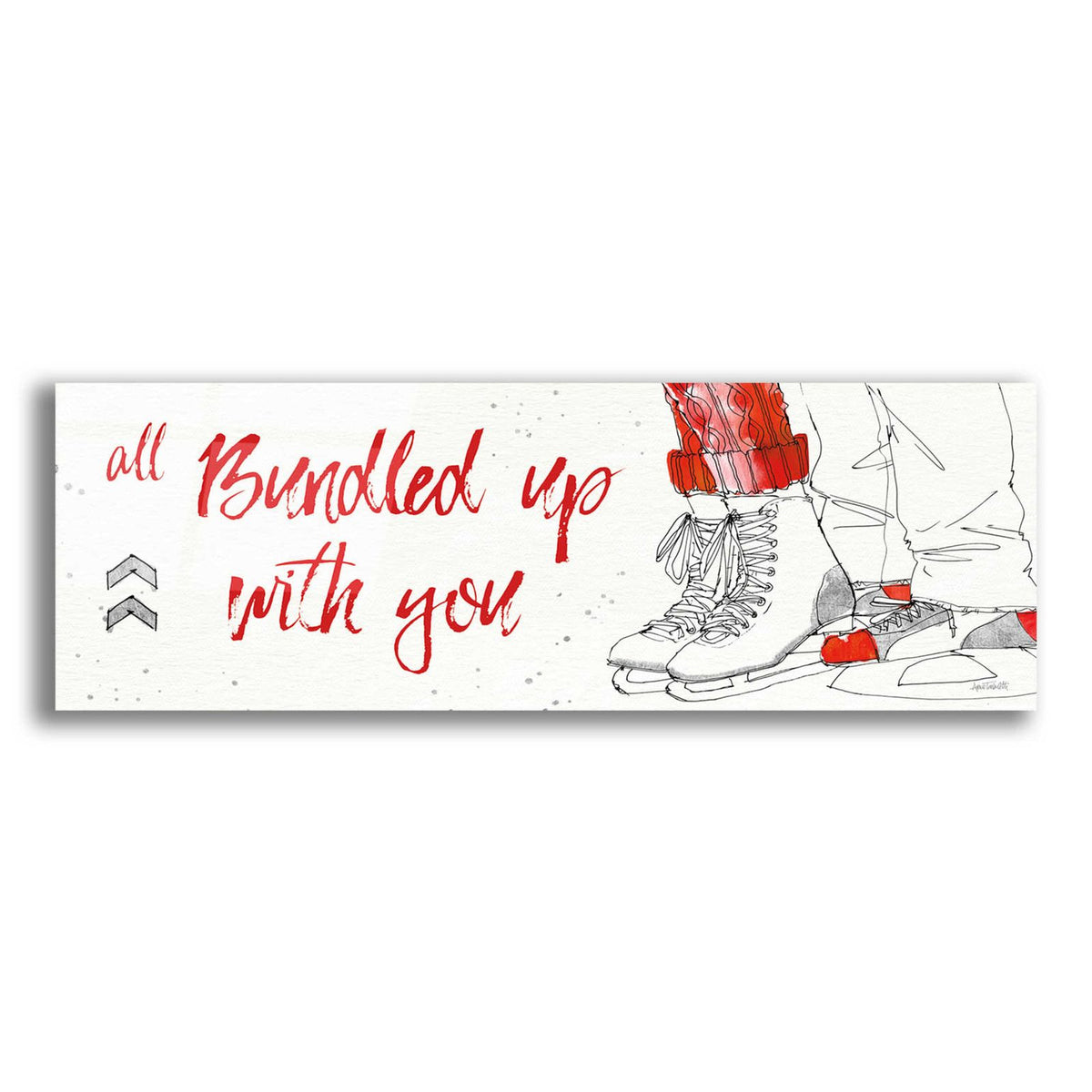 Winter Fashion VIII by Anne Tavoletti acrylic glass wall art
