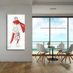 Winter Fashion IV by Anne Tavoletti - 24x48 acrylic wall art in a room