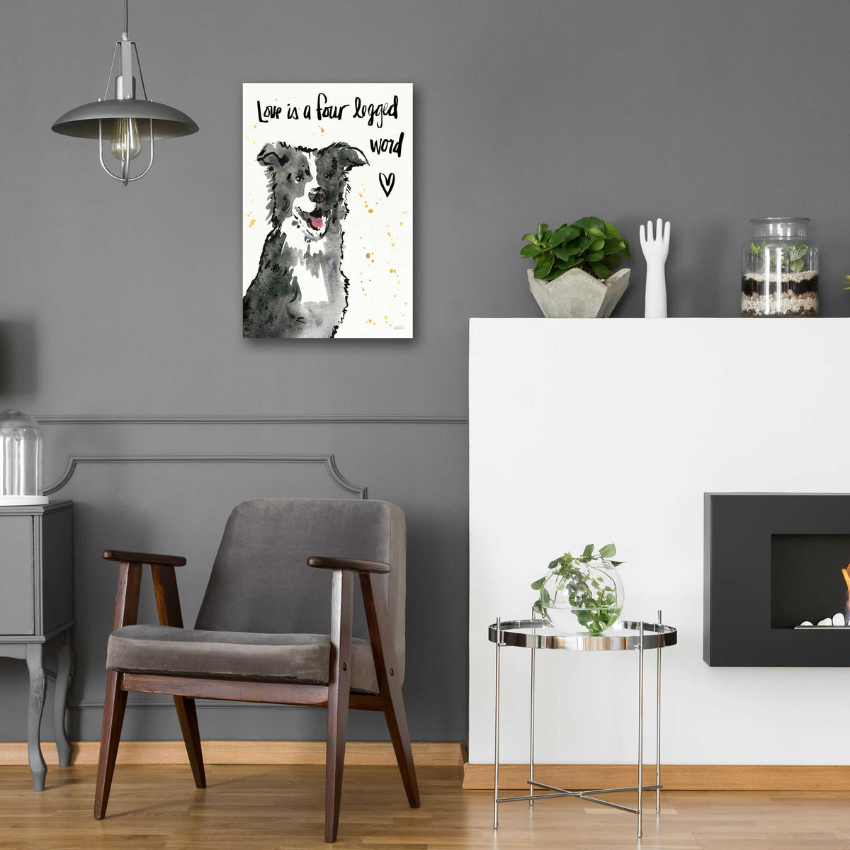 Strike a Paws XI by Anne Tavoletti - 16x24 acrylic wall art in a room