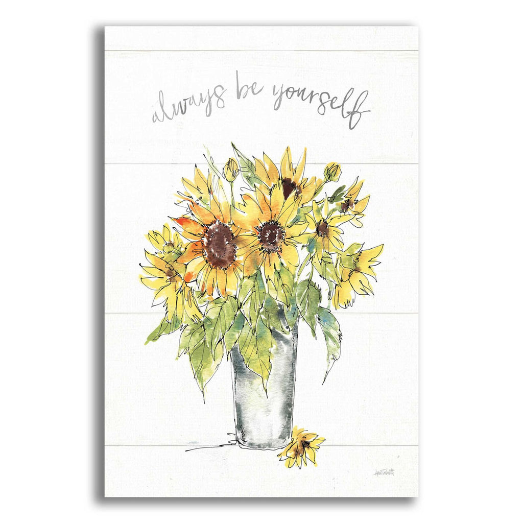 Sunflower Fields II by Anne Tavoletti acrylic glass wall art