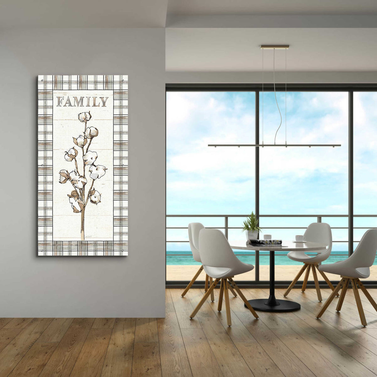 Farm Memories IX Family by Anne Tavoletti - 24x48 acrylic wall art in a room