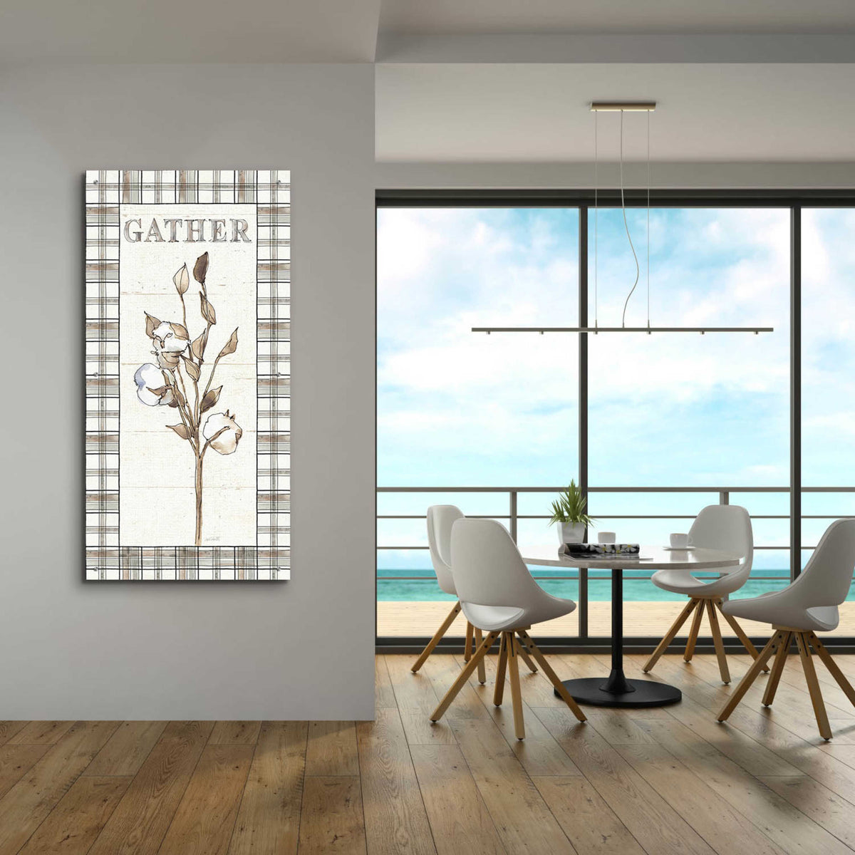 Farm Memories X Gather by Anne Tavoletti - 24x48 acrylic wall art in a room