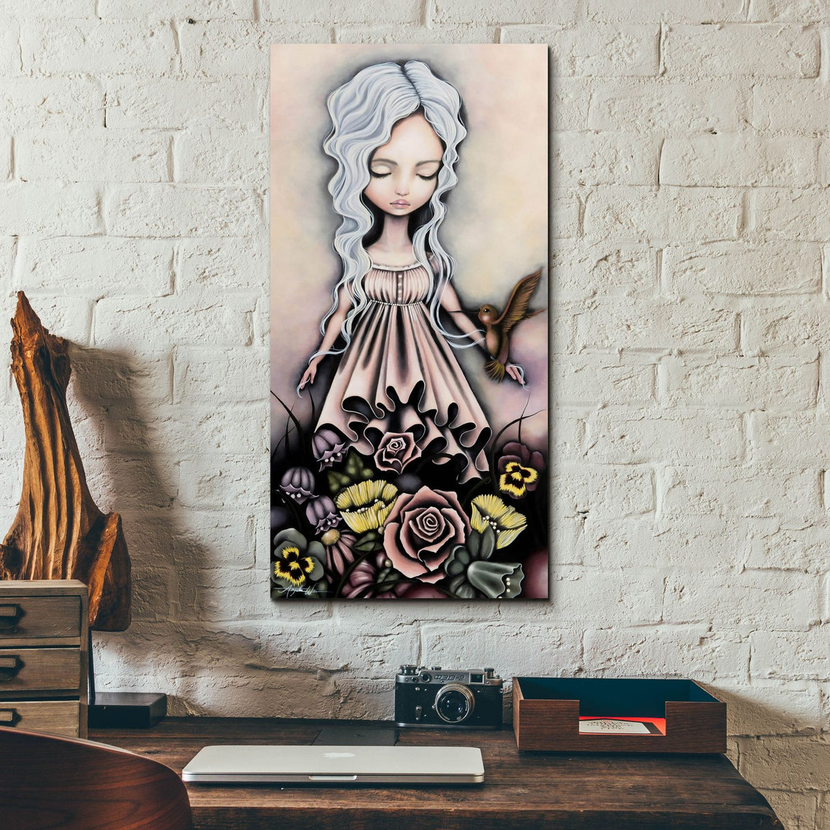 Freya by Angelina Wrona - 12x24 acrylic wall art in a room