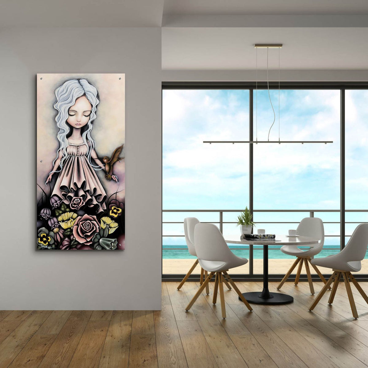 Freya by Angelina Wrona - 24x48 acrylic wall art in a room