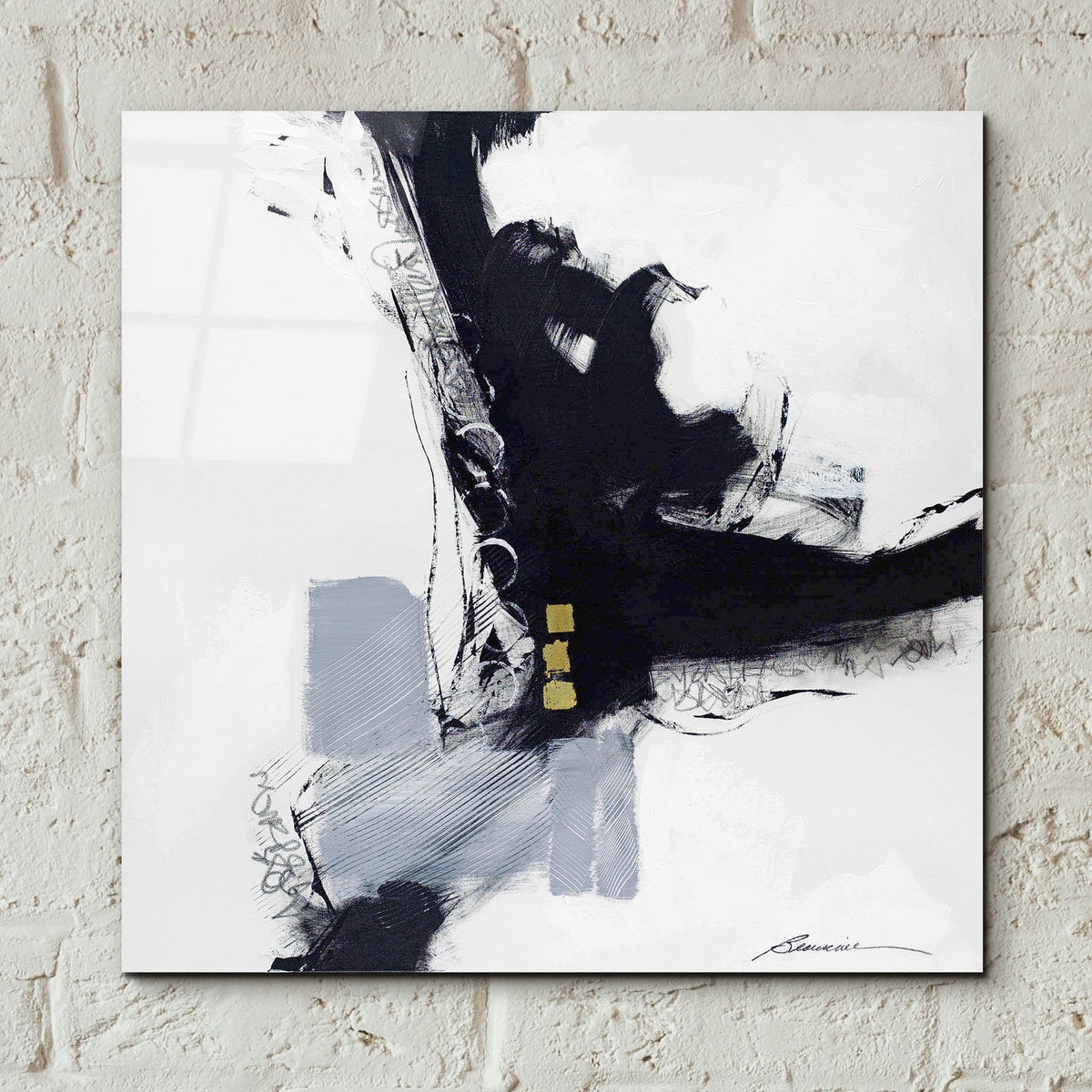 Three Hots And A Cot by Beau Wild - 12x12 acrylic wall art in a room