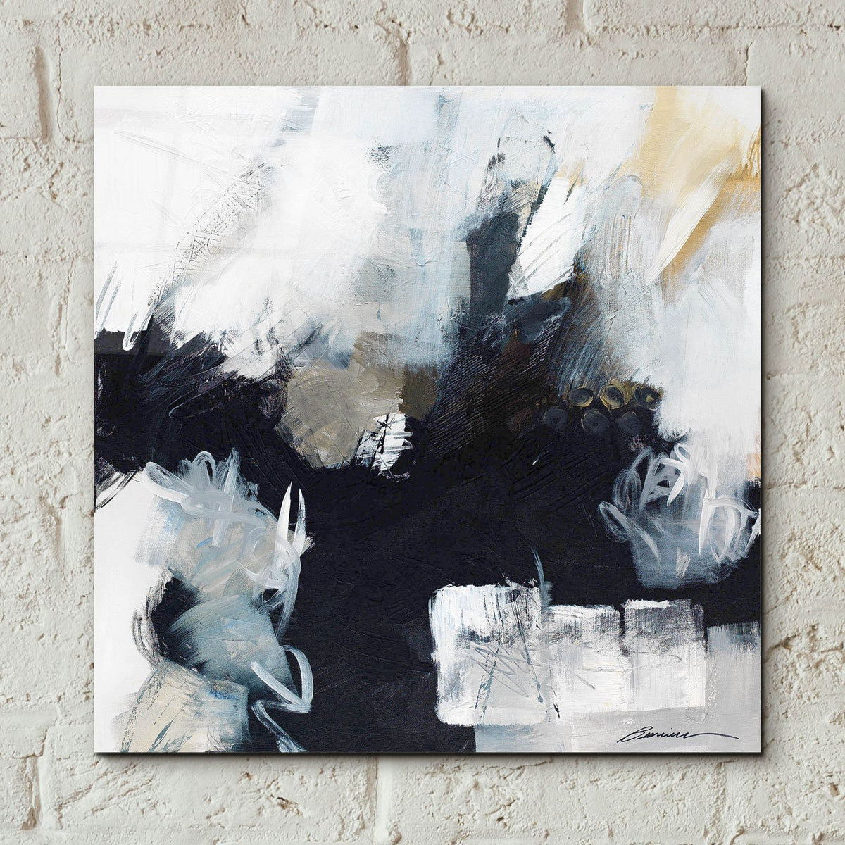 Brown Eyes Again by Beau Wild - 12x12 acrylic wall art in a room