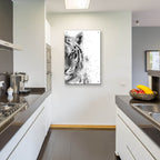 Tiger At Attention by Brandon Wong - 24x36 acrylic wall art in a room
