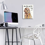 Strike a Paws XIII by Anne Tavoletti - 12x16 acrylic wall art in a room