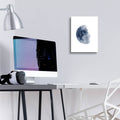Blue Moon Waning No. 1 by Brandon Wong - 12x16 acrylic wall art in a room