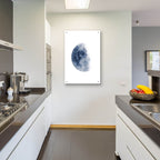 Blue Moon Waning No. 1 by Brandon Wong - 24x36 acrylic wall art in a room