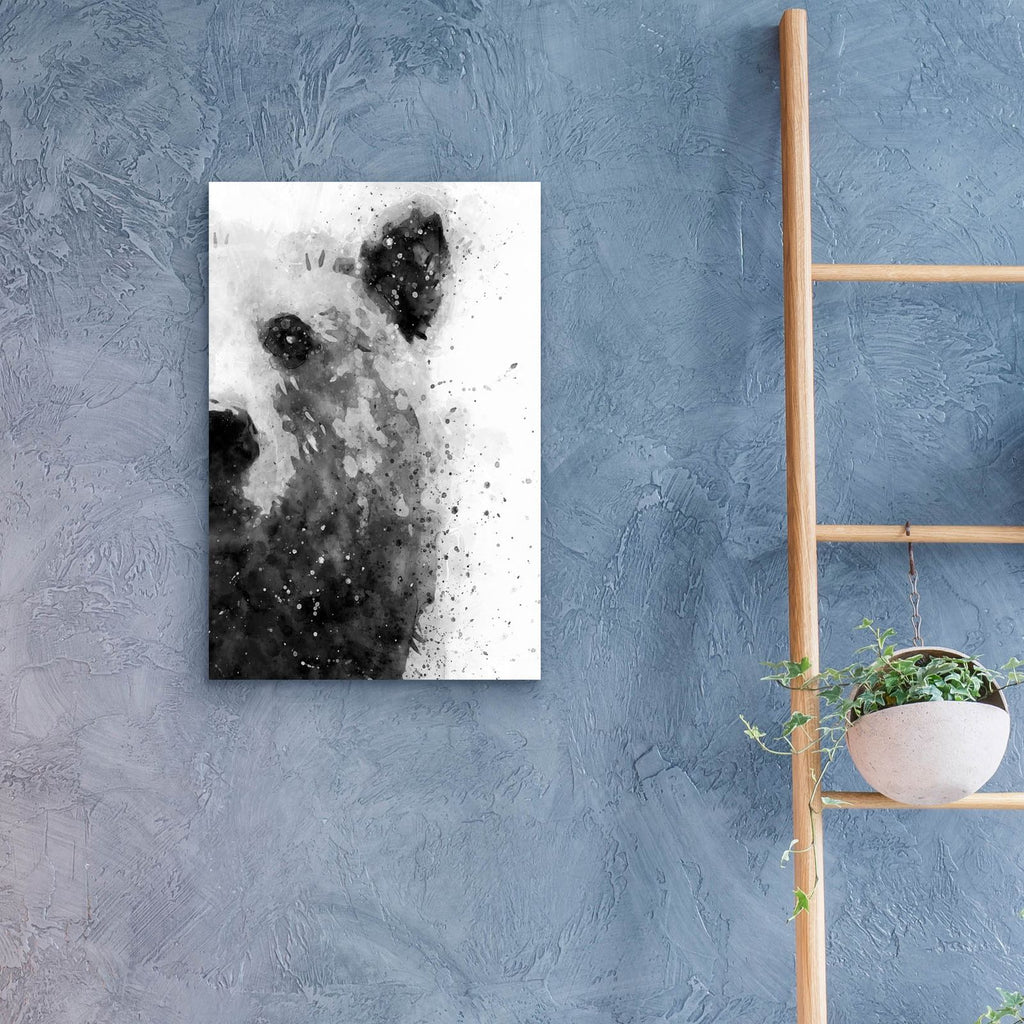 Bear At Attention by Brandon Wong - 16x24 acrylic wall art in a room