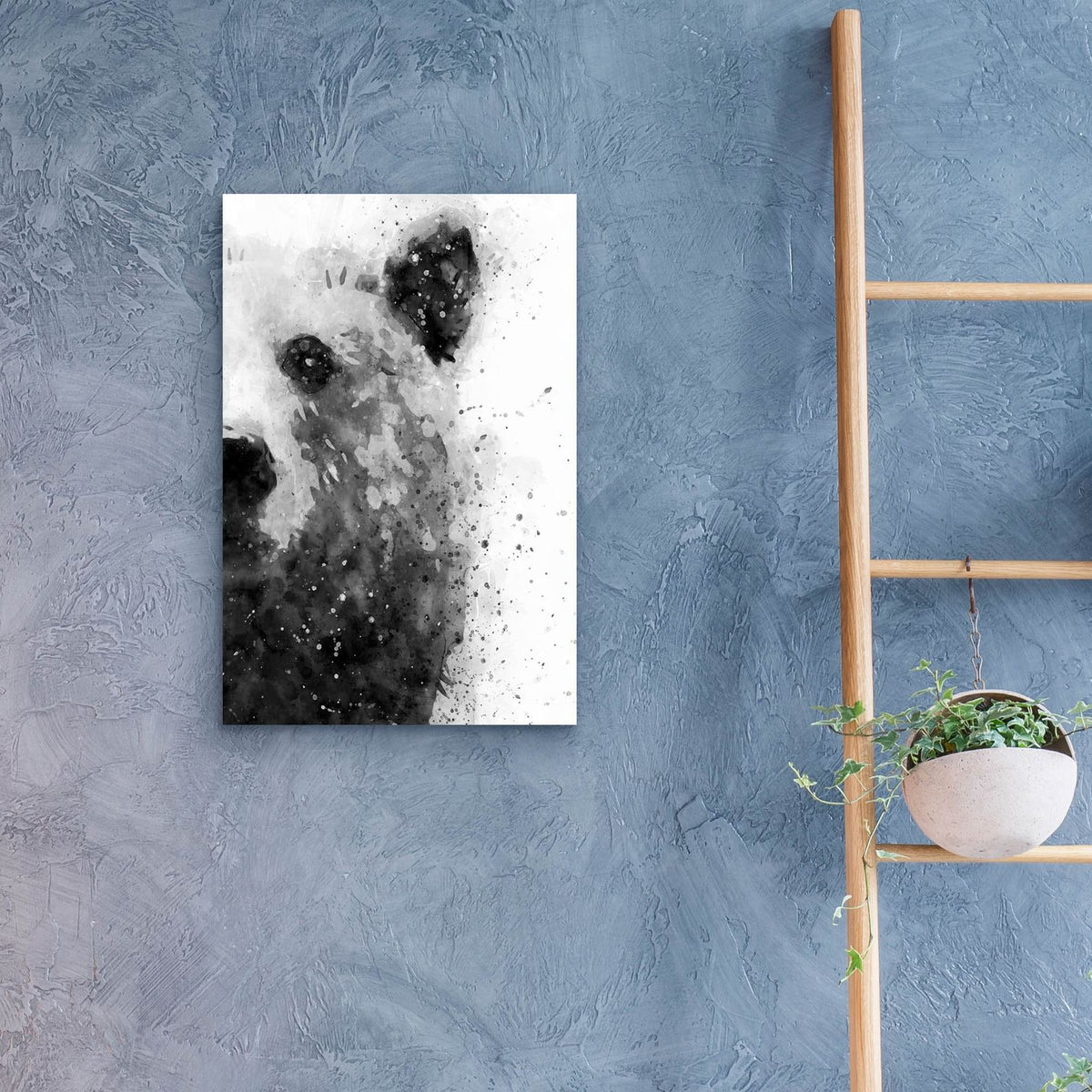 Bear At Attention by Brandon Wong - 16x24 acrylic wall art in a room