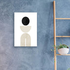 Black Beige No. 1 by Brandon Wong - 16x24 acrylic wall art in a room