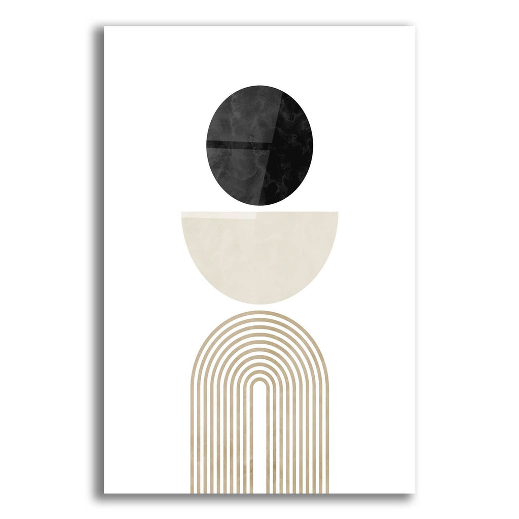 Black Beige No. 1 by Brandon Wong acrylic glass wall art