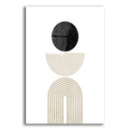 Black Beige No. 1 by Brandon Wong acrylic glass wall art