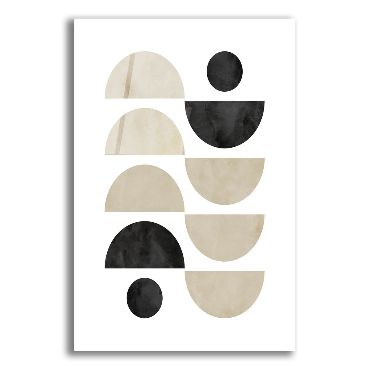 Black Beige No. 2 by Brandon Wong acrylic glass wall art