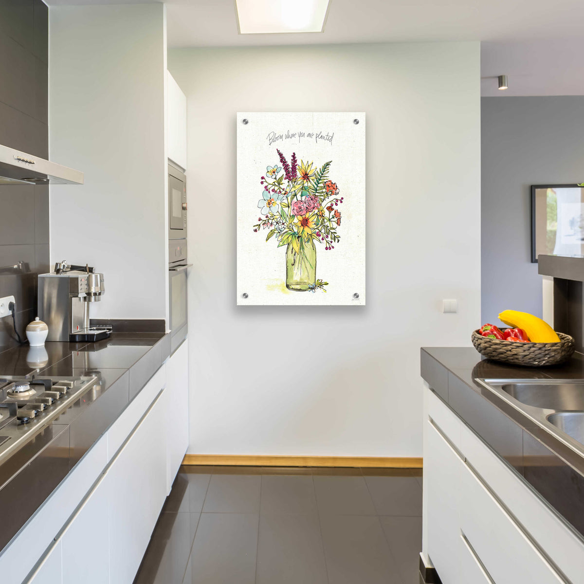 Simply Petals III by Anne Tavoletti - 24x36 acrylic wall art in a room