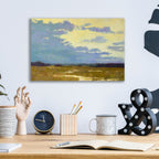 Yellow Sky by Carol Strock Wasson - 16x12 acrylic wall art in a room