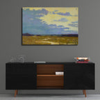 Yellow Sky by Carol Strock Wasson - 36x24 acrylic wall art in a room