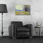 Spring Warm Up by Carol Strock Wasson - 24x16 acrylic wall art in a room
