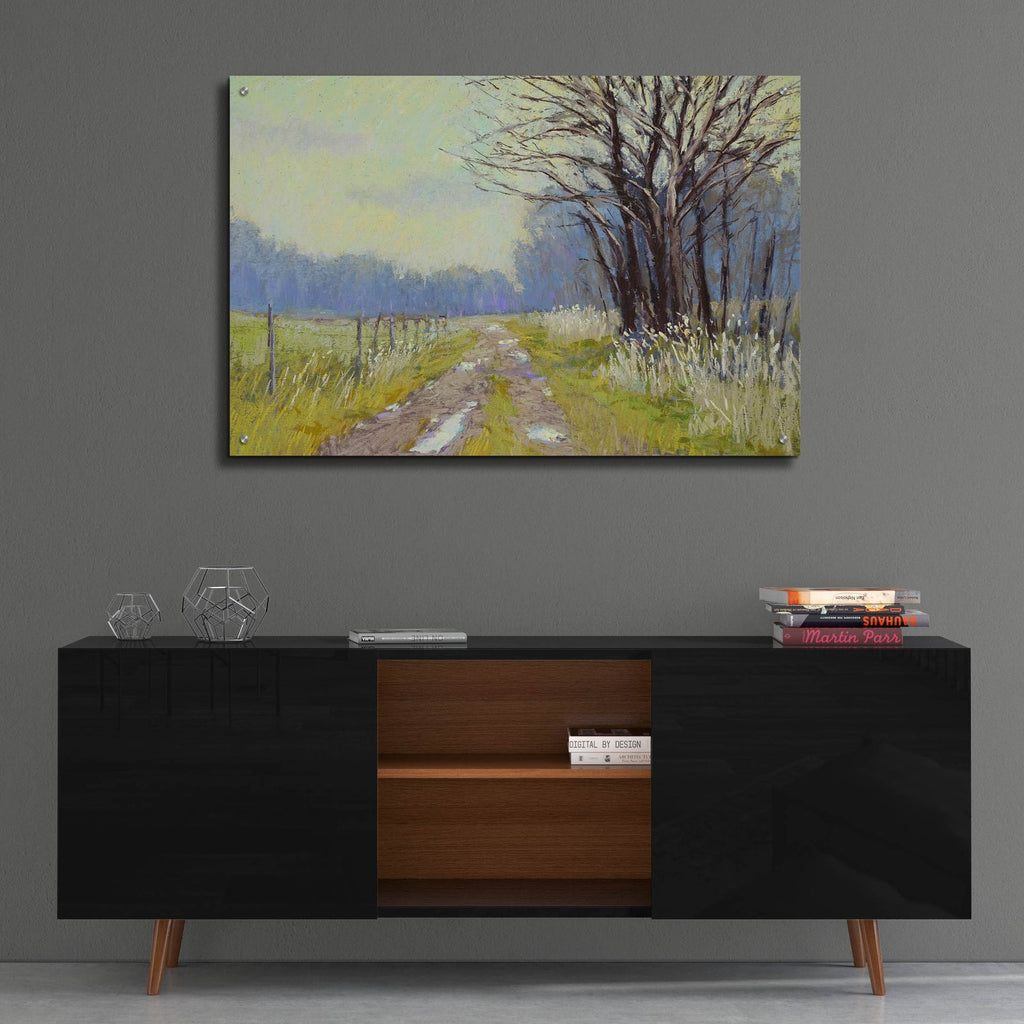 Spring Warm Up by Carol Strock Wasson - 36x24 acrylic wall art in a room
