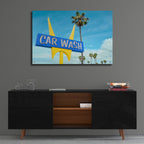 5 Points Car Wash by Carlos Vargas - 36x24 acrylic wall art in a room