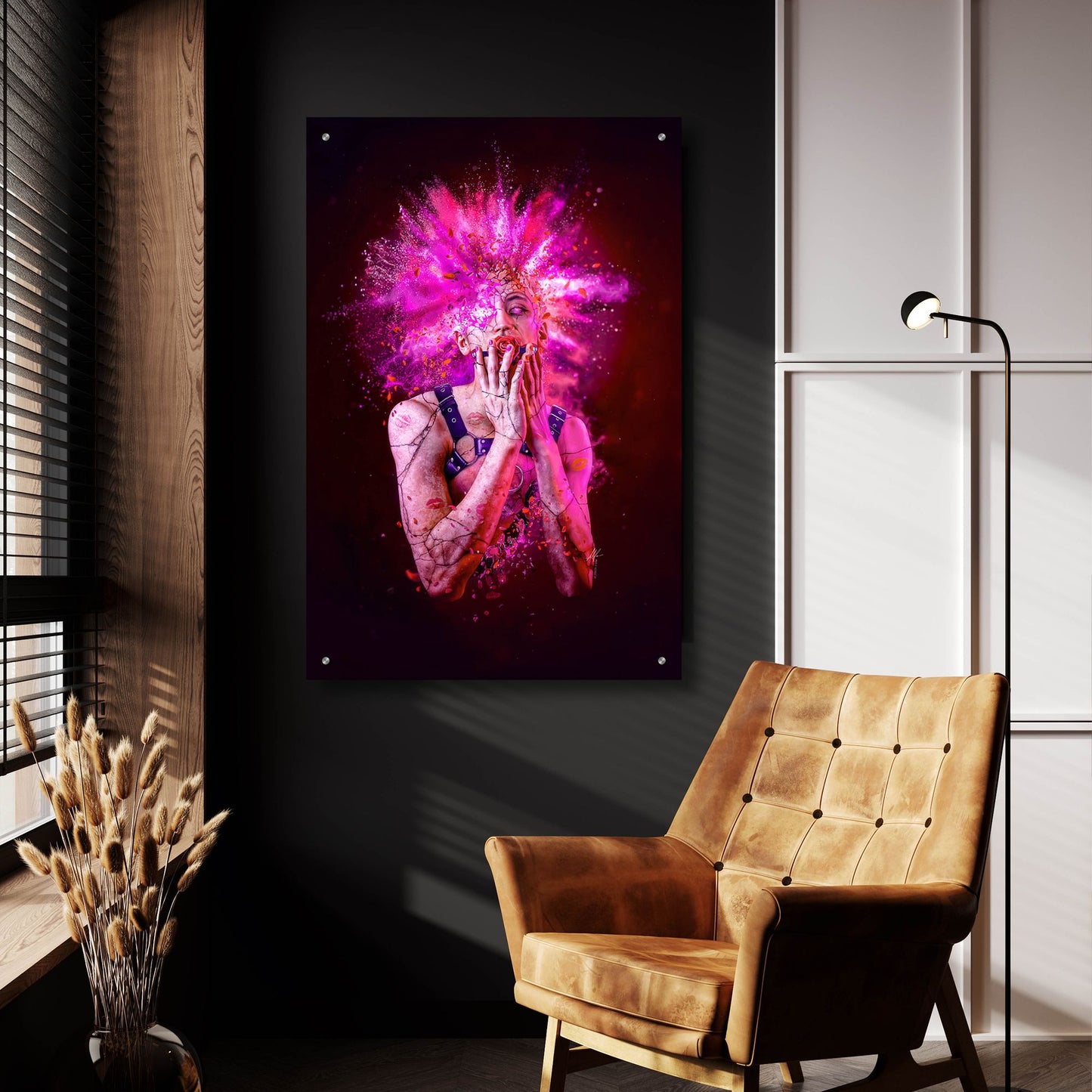 Epic Art 'Lust - Paradise Lost Seven Deadly Sins' by Mario Sanchez Nevado Acrylic Glass Wall Art,24x36