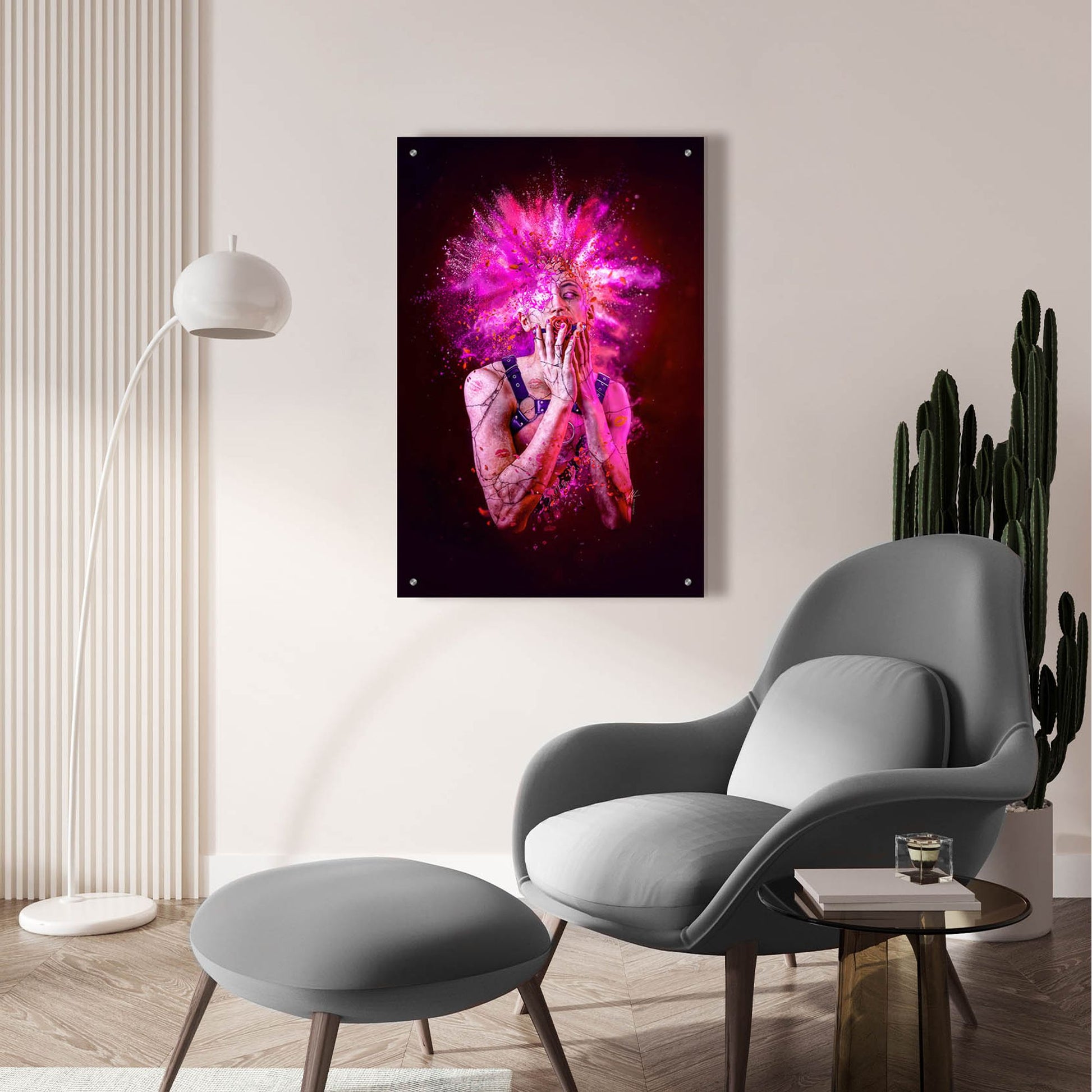 Epic Art 'Lust - Paradise Lost Seven Deadly Sins' by Mario Sanchez Nevado Acrylic Glass Wall Art,24x36