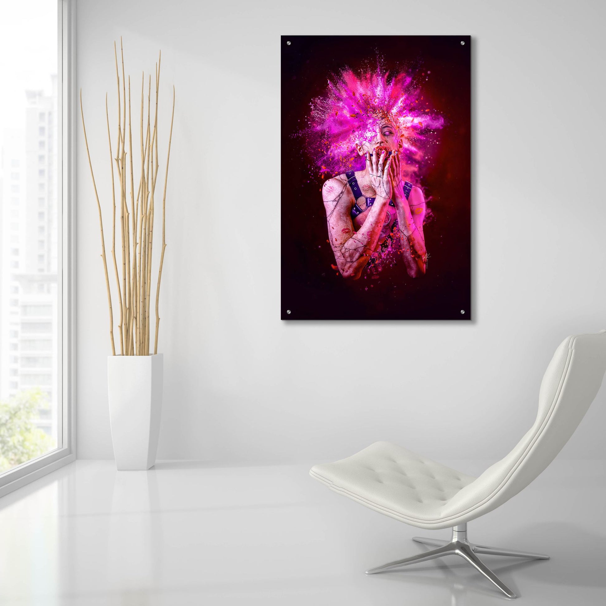 Epic Art 'Lust - Paradise Lost Seven Deadly Sins' by Mario Sanchez Nevado Acrylic Glass Wall Art,24x36