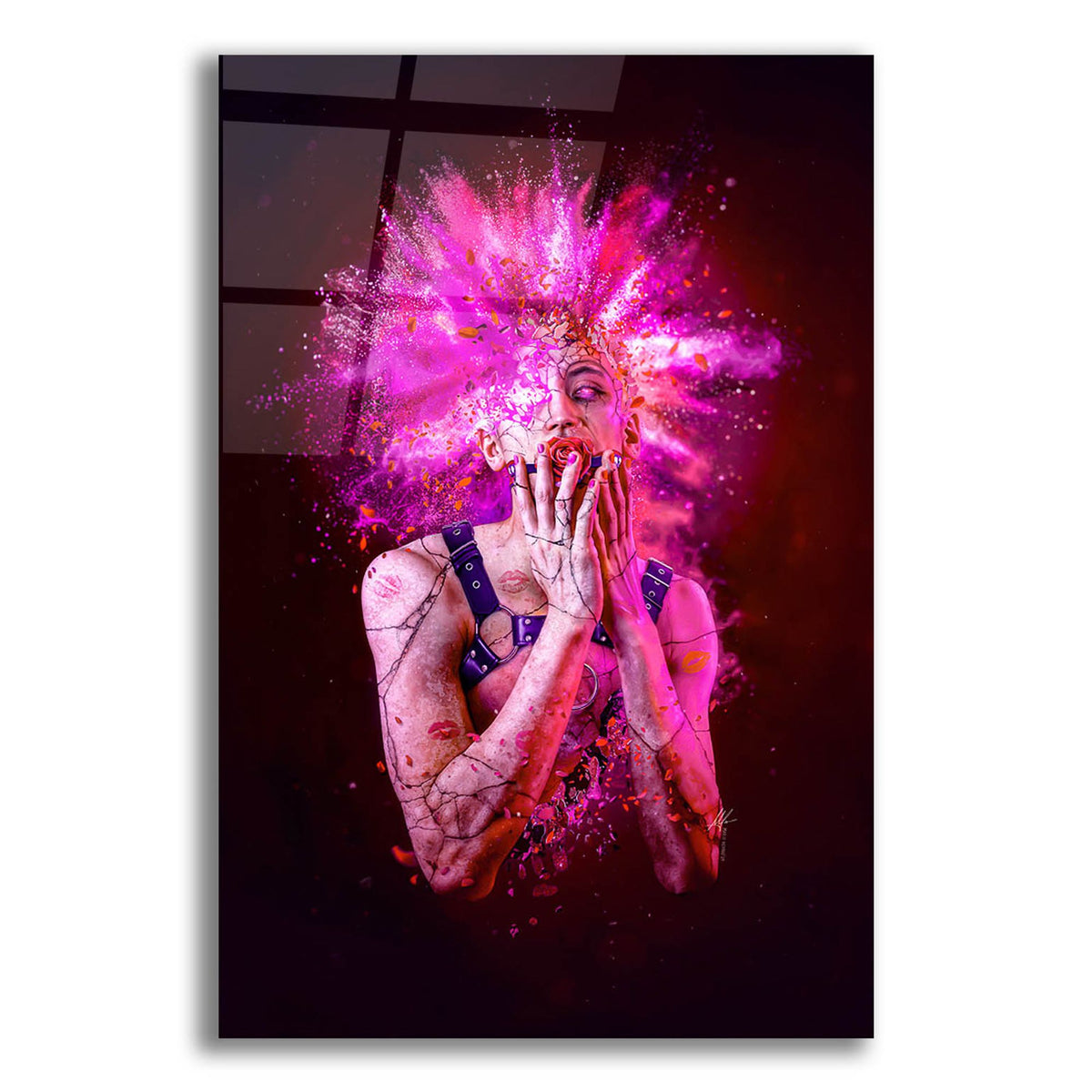 Epic Art 'Lust - Paradise Lost Seven Deadly Sins' by Mario Sanchez Nevado Acrylic Glass Wall Art