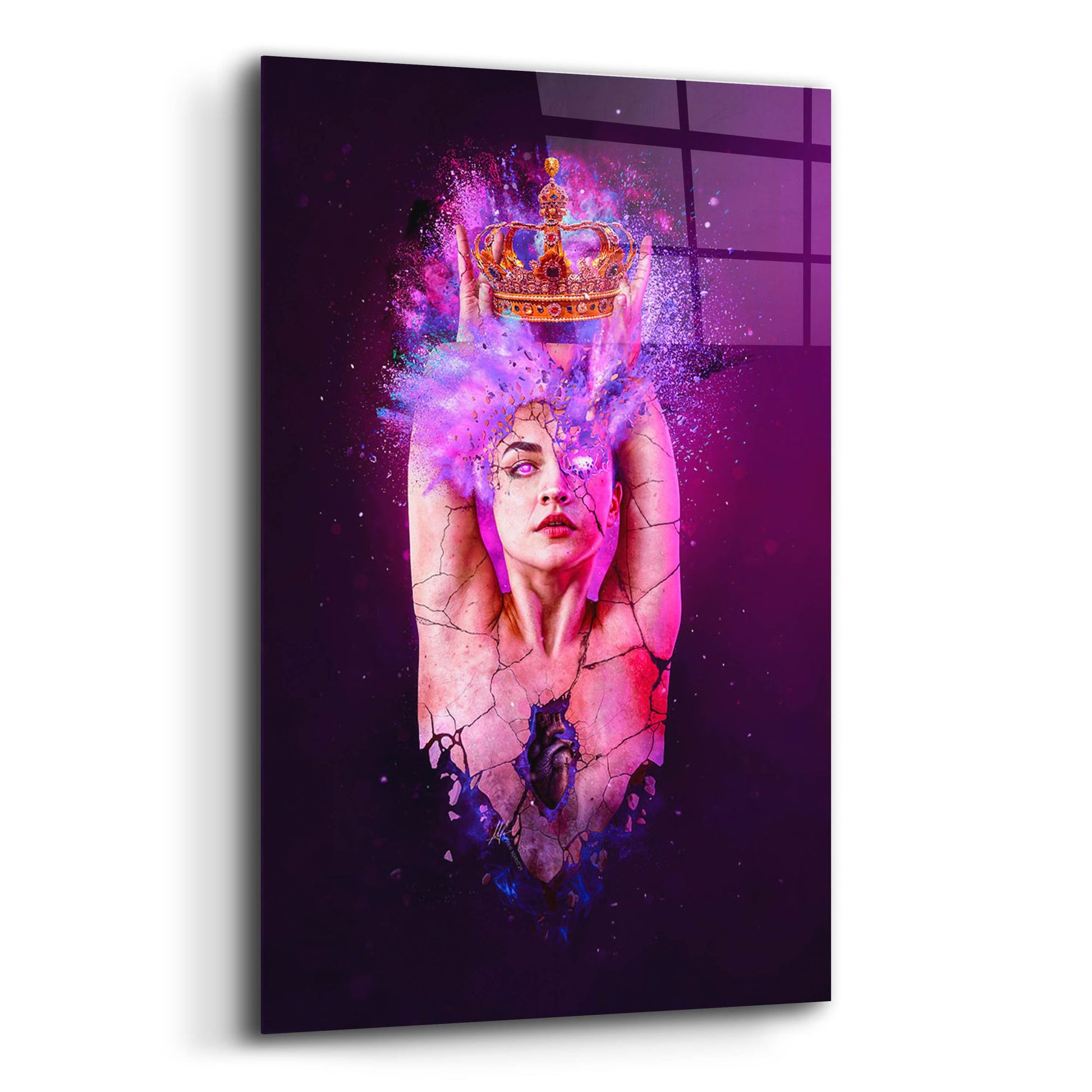 Epic Art 'Pride -  Paradise Lost Seven Deadly Sins' by Mario Sanchez Nevado Acrylic Glass Wall Art,12x16