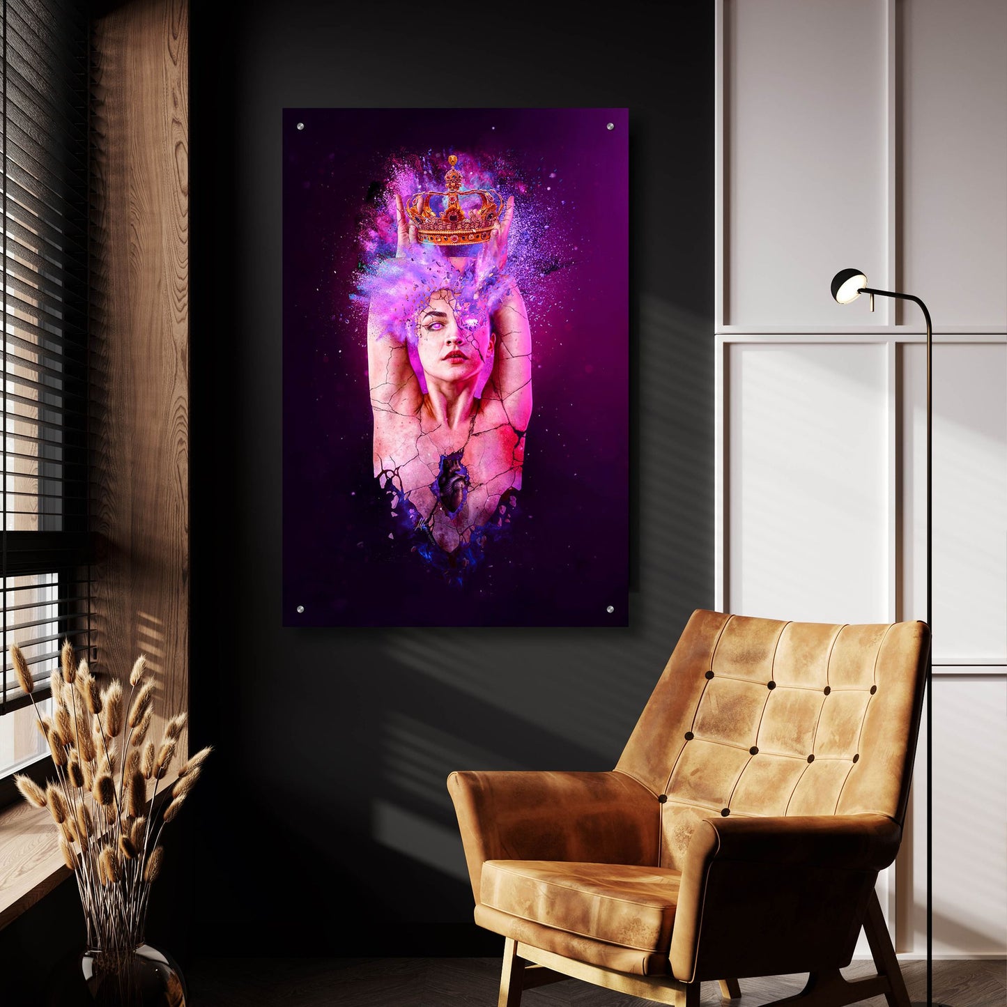 Epic Art 'Pride -  Paradise Lost Seven Deadly Sins' by Mario Sanchez Nevado Acrylic Glass Wall Art,24x36