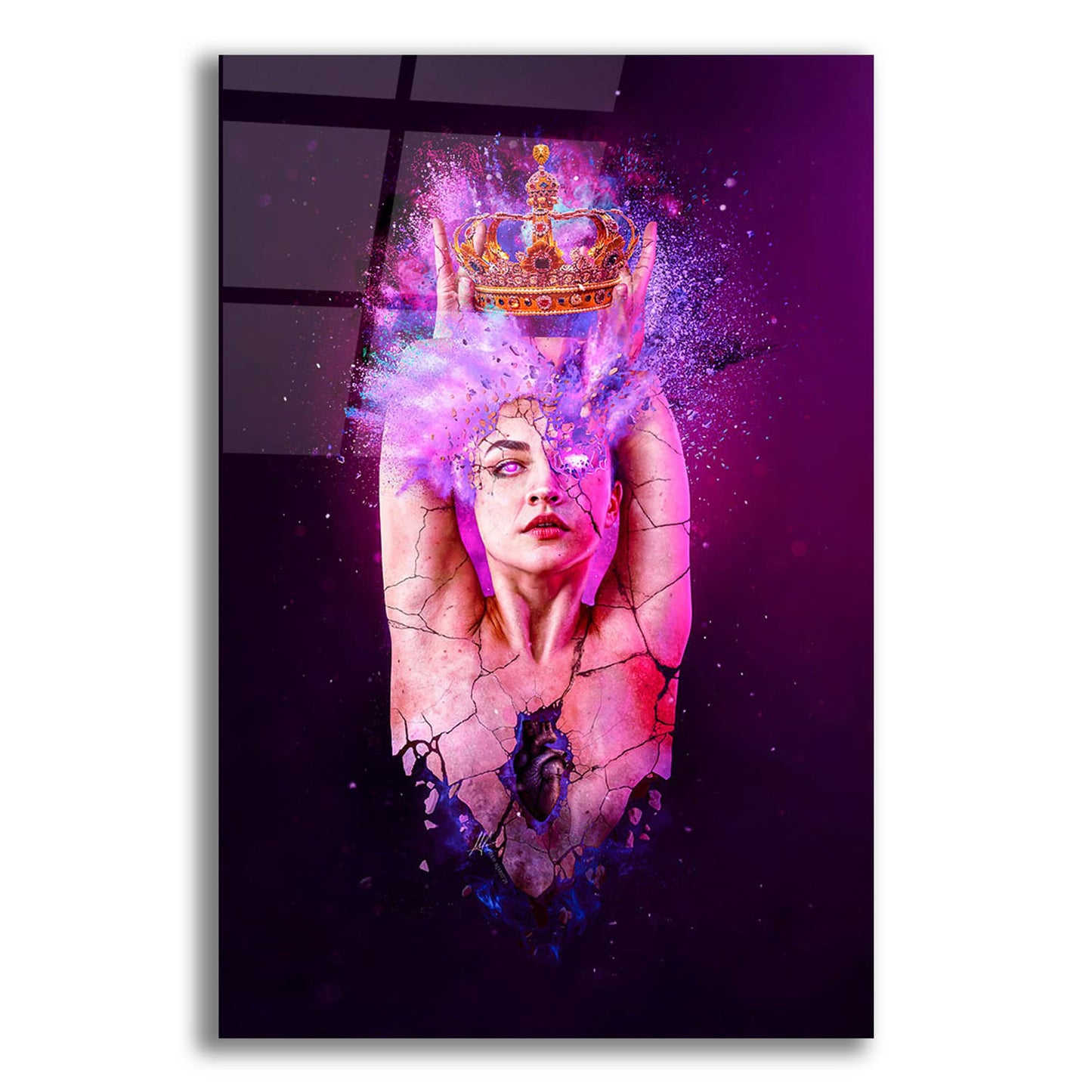 Epic Art 'Pride -  Paradise Lost Seven Deadly Sins' by Mario Sanchez Nevado Acrylic Glass Wall Art