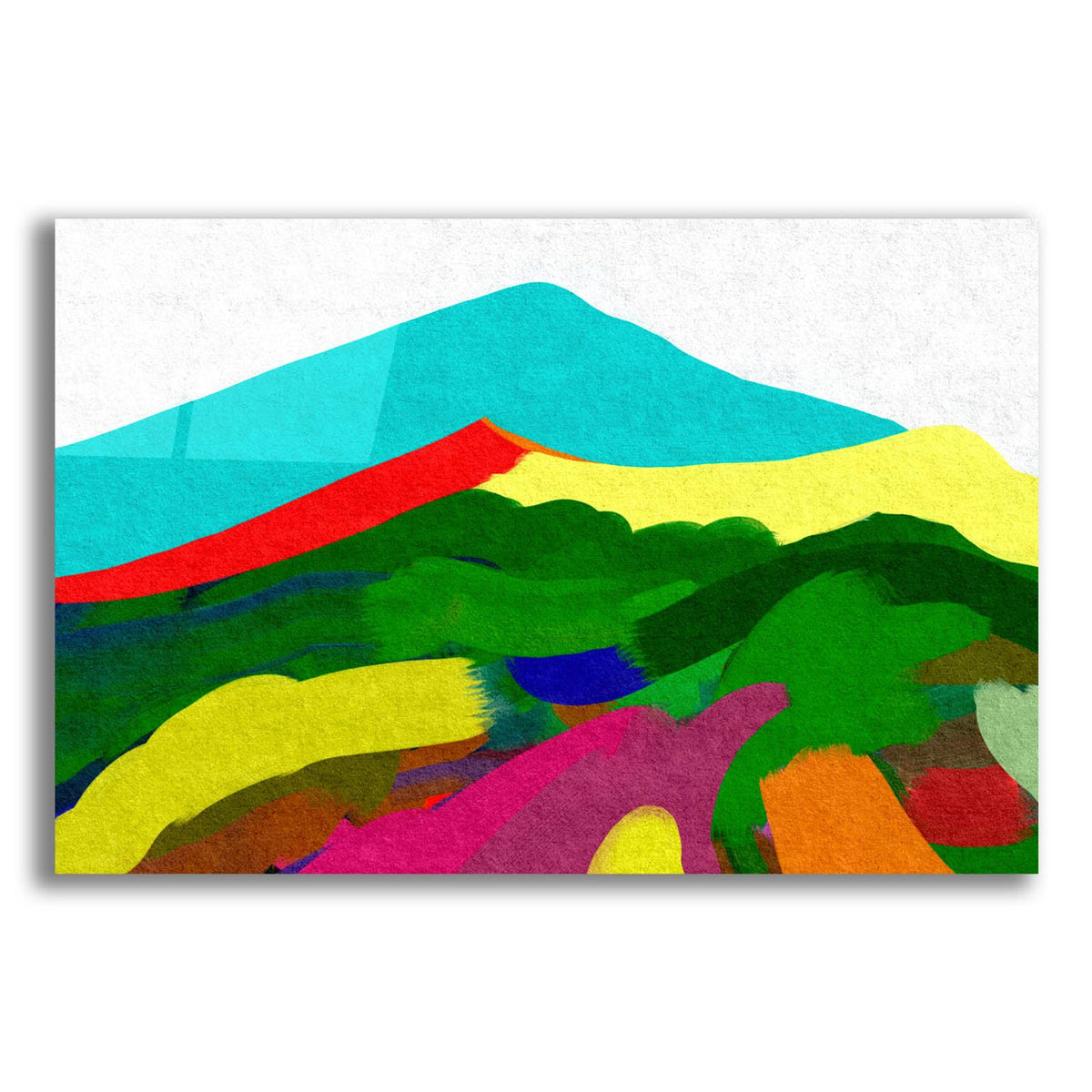 Sicilian Mountain by Cesare Bellassai acrylic glass wall art