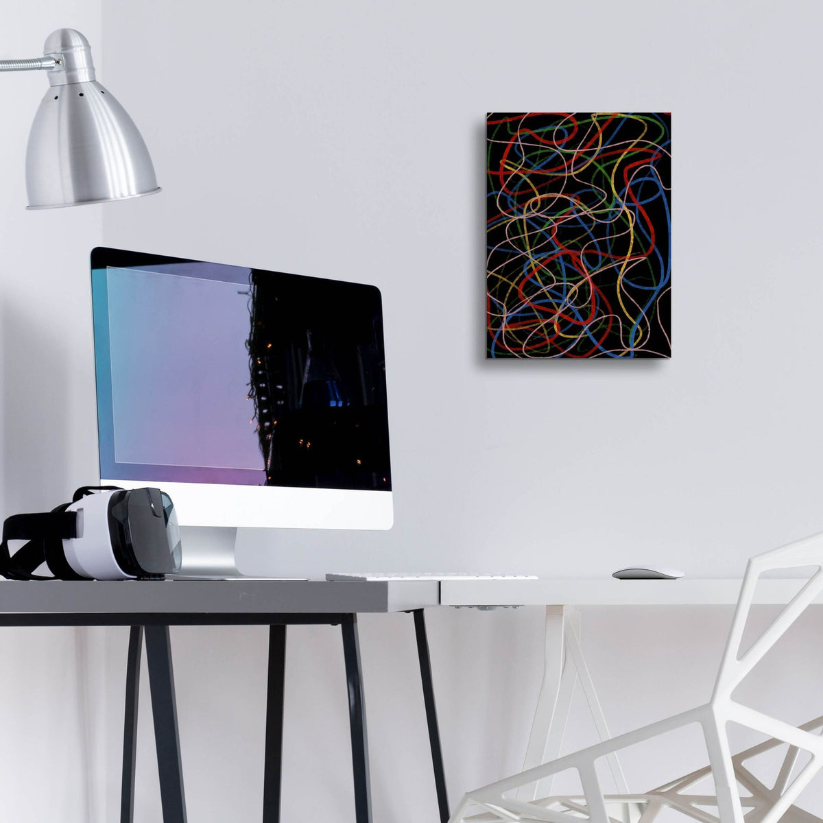Colorful Freedom by Cesare Bellassai - 12x16 acrylic wall art in a room