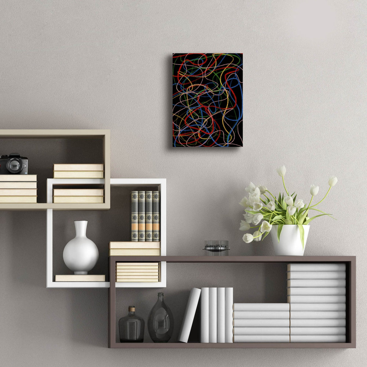 Epic Art 'Colorful Freedom' by Cesare Bellassai Acrylic Glass Wall Art,12x16