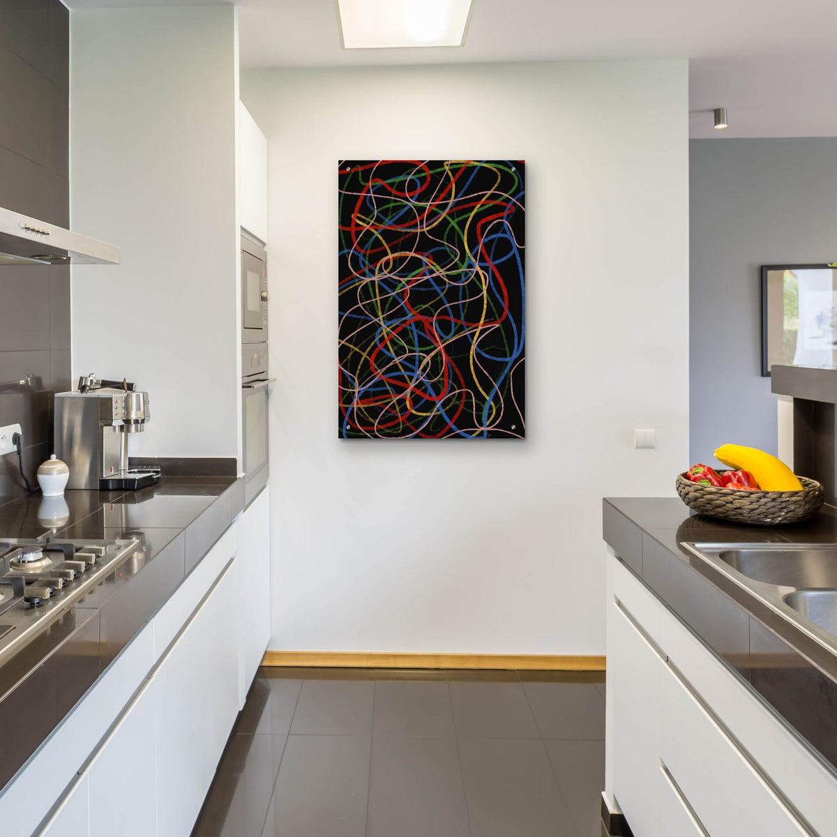 Colorful Freedom by Cesare Bellassai - 24x36 acrylic wall art in a room