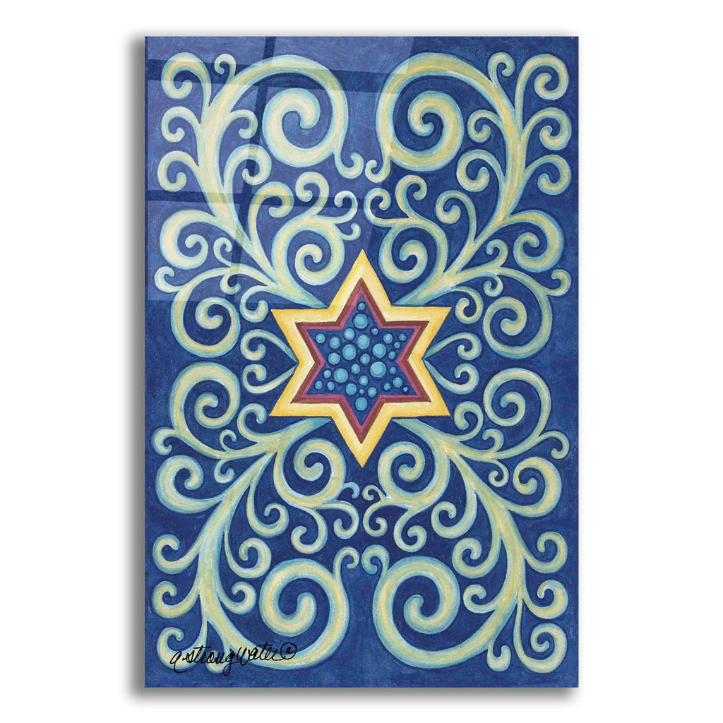 Stars With Curls by Andrea Strongwater acrylic glass wall art