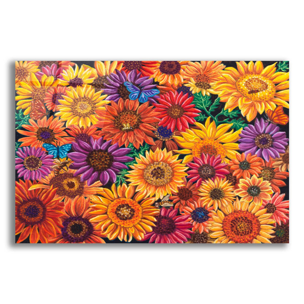 Sunflowers by Andrea Strongwater acrylic glass wall art