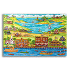 Maine Coast July 4th by Andrea Strongwater acrylic glass wall art