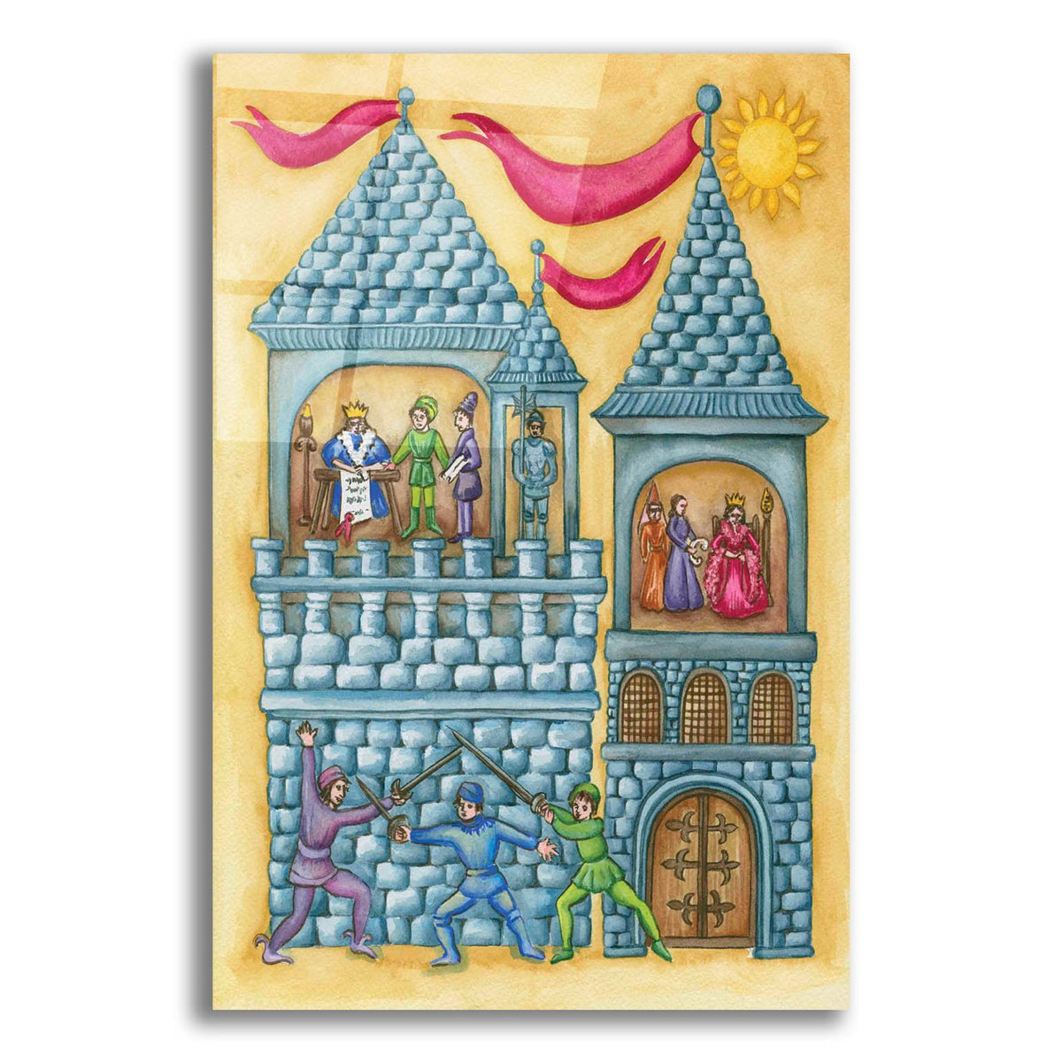 The Castle by Andrea Strongwater acrylic glass wall art